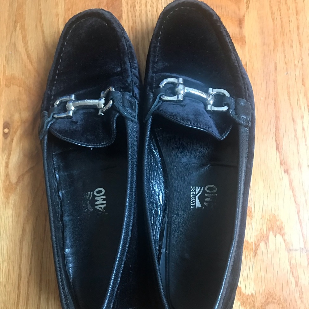 Authentic Ferragamo Swede Loafers - Picture 6 of 16